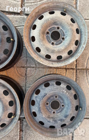 Джанти  4x108 15” 63.3 добро състояние, снимка 3 - Гуми и джанти - 50595335
