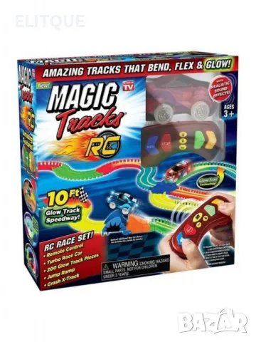 Magic Tracks Fire Racer Кола с дистанционно управление, снимка 1 - Коли, камиони, мотори, писти - 47541238