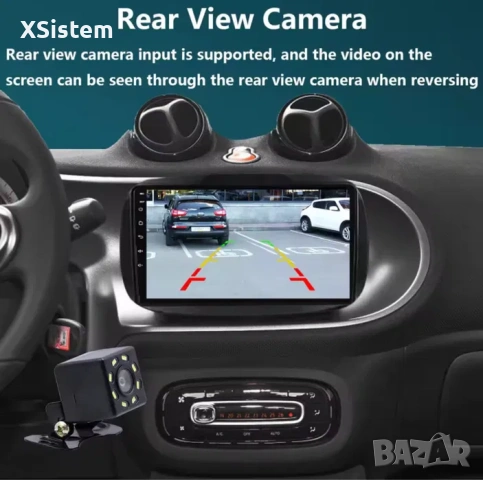 Android 13 за Mercedes Smart 453 Fortwo 2014 - 2020, снимка 2 - Аксесоари и консумативи - 53216585