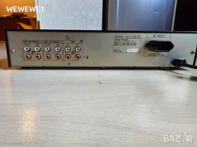 SONY  SEQ 910, снимка 3 - Ресийвъри, усилватели, смесителни пултове - 46115834