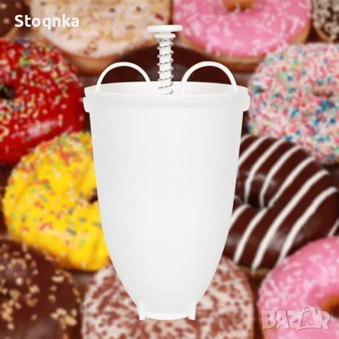 Уред - шприц за понички Donut Maker, снимка 5 - Форми - 47779690