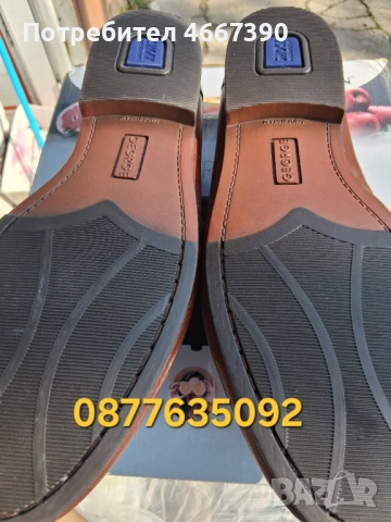 Елегантни Бразилски мъжки обувки от естествена кожа тип Мокасини, снимка 2 - Официални обувки - 53732804