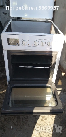 Печка със керамични котлони и вентилатор 