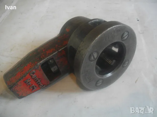 РЕЗБОНАРЕЗНА ТРЕСЧОТКА ВИНТОНАРЕЗКА CENTRAL С ПОСТАВЕНА РЕЗБОНАРЕЗНА ГЛАВА 1" ЗА РЕЗБИ НА ТРЪБИ, снимка 3 - Други инструменти - 50305505