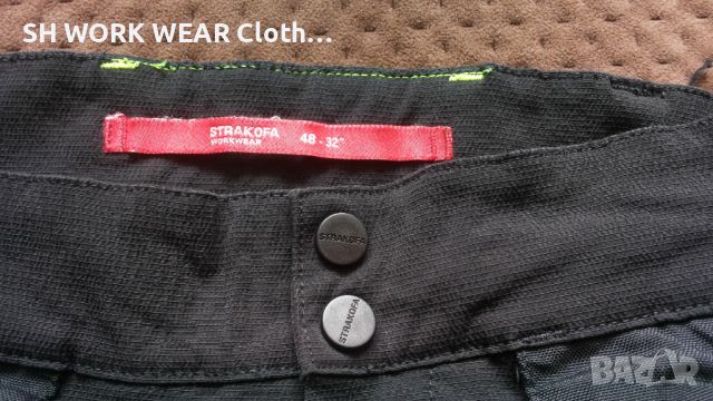 STRAKOFA Work Stretch Trouser + Holster Pocket размер 48 - M / 32 еластичен работен панталон W4-173, снимка 16 - Панталони - 46105363