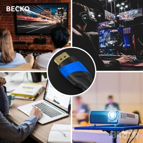 Високоскоростен HDMI кабел KabelDirekt , снимка 4 - Кабели и адаптери - 53757809