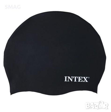 Плувна шапка, силиконова един размер - Intex, снимка 5 - Водни спортове - 46288525