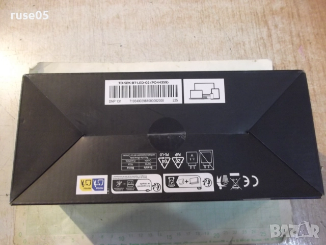 Тонколона "elta-TD-SPK-BT-LED-02(PO44359)" с LED светл.ефект, снимка 2 - Тонколони - 52448412