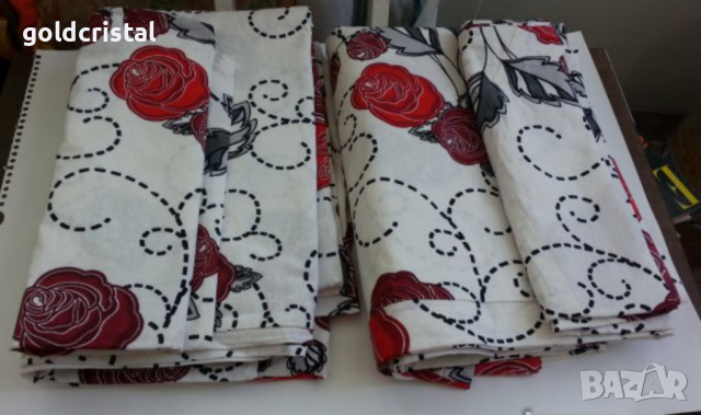 Спален комплект червени рози памук , снимка 6 - Спално бельо - 16073881