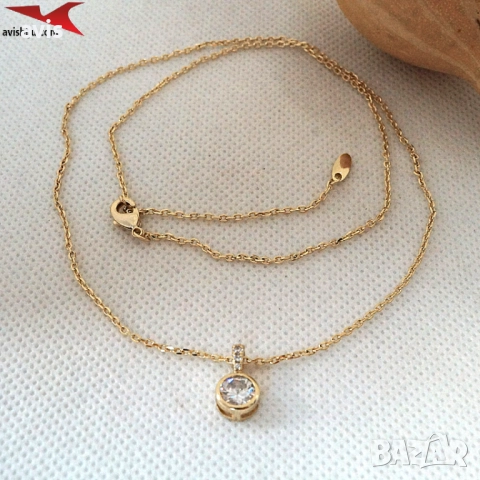 Колие с 14К златно покритие 274090, снимка 4 - Колиета, медальони, синджири - 52833839