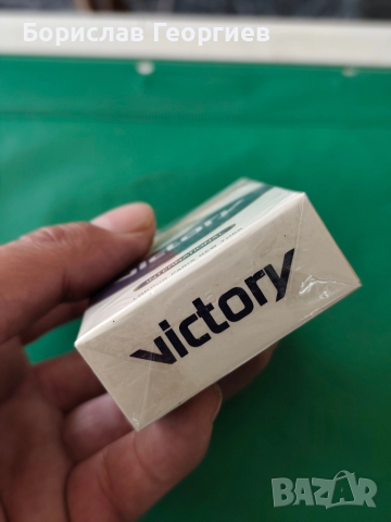 кутия цигари синьо Виктори victory, снимка 4 - Колекции - 51698495
