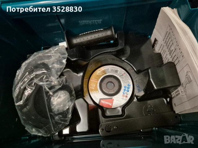 Акумулаторен безчетков ъглошлайф флек Макита Makita DGA513 с макпак 3 Makpac 3 (чисто нов), снимка 3 - Други инструменти - 54148332
