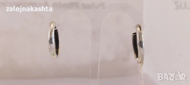 Сребърни обеци-2,53гр/925, снимка 4 - Обеци - 54123380