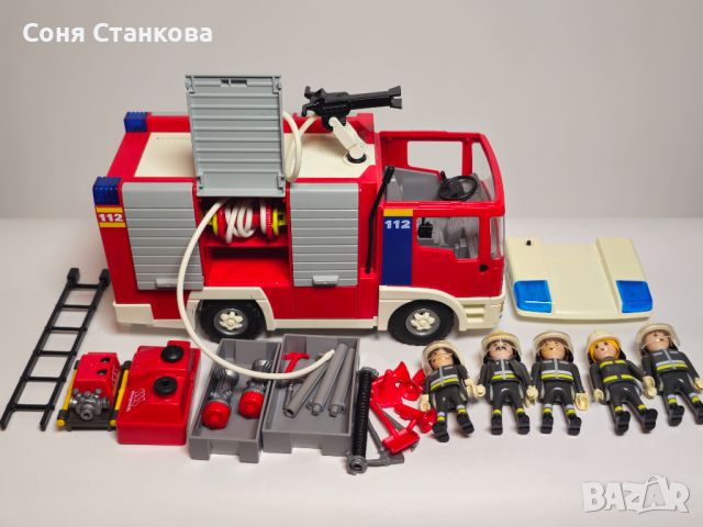 Playmobil - Пожарна кола, снимка 3 - Образователни игри - 46055834