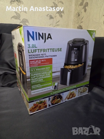 NINJA AirFryer AF100EU фритюрник чисто нов, 3.8л