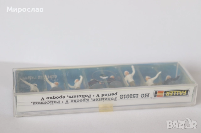 FALLER H0 1/87 ФИГУРКИ ПОЛИЦАЙ ВАГОН ВЛАК ВЛАКЧЕ ЖП, снимка 2 - Колекции - 52947594