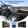 Нов Wireless CarPlay Android Auto Адаптер 2025 iOS/Android USB-C за кола, снимка 8