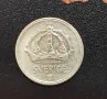 Монетa Швеция 25 йоре, 1950 , снимка 2