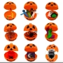 3D Тиква кутия кутийка Хелоуин Halloween за лакомства бонбони подаръчета сувенир пластмасова, снимка 2