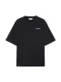 OFF-WHITE c/o VIRGIL ABLOH Black Tattoo Arrow Embroidered Logo Мъжка Тениска size L, снимка 2