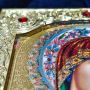 Икони, Диптих, Богородица Казанская и Христос Спасител, снимка 13