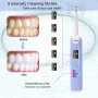 Премахване на зъбен камък, Уред за  почистване на зъбите, 5 режима на работа, ЧЕРЕН, снимка 4