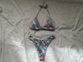 Нов комплект цветен дамски бански от две части с принт морски звезди р-р XS, S, M, L, снимка 15