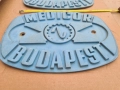 Ретро табели Medicor Budapest Унгарски Hungary Old Shild , снимка 3