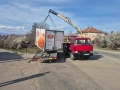 Услуги с тристранен самосвал с кран , снимка 4