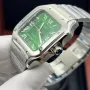 Мъжки часовник Cartier Santos de Cartier Green с автоматичен механизъм, снимка 3