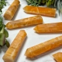 Calcite ЕстественКристал Медено Оранжев Калцит Жълт Калцит Минерал Чакра Рейки ФънШуй Медитация Йога, снимка 8