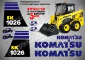 KOMATSU SK 815 стикери надписи SK815, снимка 3