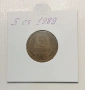 5 стотинки 1989 , снимка 1