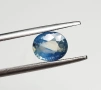 Двуцветен естествен ненагряван сапфир 1.10кт от Танзаниа! Сертифициран! Нов!, снимка 1
