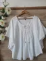Нова бяла блуза памучна материя винтидж , снимка 3