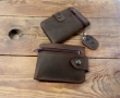Ръчно изработени мъжки кожени портфейли , снимка 7