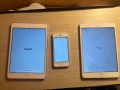 Заключени или за части: iPhone 5 (2012), iPad 2 mini (2013), iPad mini WiFi (2012), снимка 1