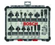 Фрезер за дърво профилен Bosch, ф 8 мм, 15 бр., снимка 2