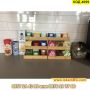 Вертикална кутия органайзер поставка за подреждане на 180 пакетчета чай – от бамбук - КОД 4099, снимка 10