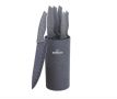 Комплект с кухненски ножове Bohmann, 5 броя с поставка, снимка 1 - Аксесоари за кухня - 45900514