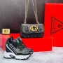 дамска чанта / раница и маратонки на платформа guess, снимка 10