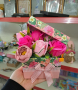 Кутия със 7 сапунени цветя. , снимка 1 - Подаръци за жени - 44948783