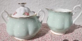 Royal Albert Polka Rose латиера и захарница, снимка 4