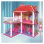 Къща за кукли Mercado Trade, С мебели, аксесоари и кукла, снимка 1