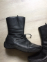 Удобни черни ботуши,естественна кожа., снимка 2