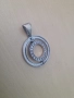 925 медальон колие bvlgari bulgari сребърен, снимка 3