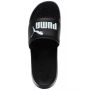 Джапанки PUMA Popcat Unisex Slides Black/White, снимка 2