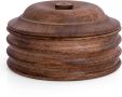 Ръчно изработен дървен гювеч с капак, 22 х 11 см, снимка 1 - Други стоки за дома - 45567070