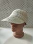 Дамска шапка сламена каскет- 40, снимка 1 - Шапки - 45666146