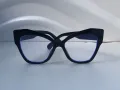 Модерни прозрачни дамски очила за компютър, снимка 2